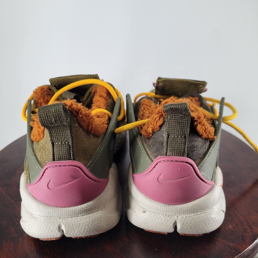 Nike Free Crater Trail Boot N7 DX5946- 300 Olive Flax Shoes Men Size 6.5 FLAW - Picture 3 of 10